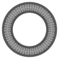 Ornamental Mandala Border Ethnic Antique Design for Textile and Rug. vector