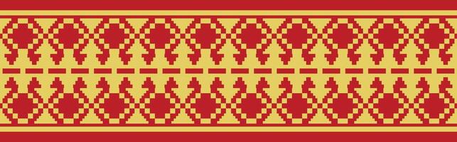 African Ethnic Border Design for Carpet, Home Furnishing, and Fabric Art. vector