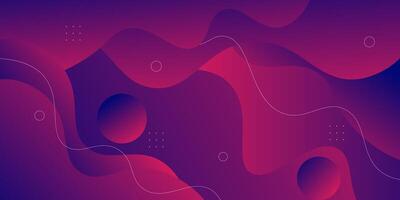 Abstract 3D wave design with minimal purple background for banner cover, book flyer and other graphic design elements. vector