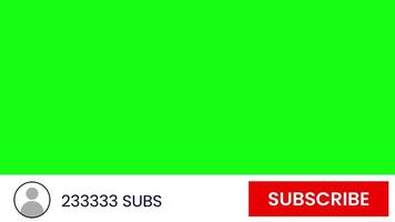 green background with a subscribe button. Suitable for web design, newsletters, social media content, and marketing materials. video