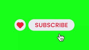 subscribe button. Perfect for social media posts or web content related to love and subscription services. Lovethemed social media graphic with interactive elements for engagement and promotion. video