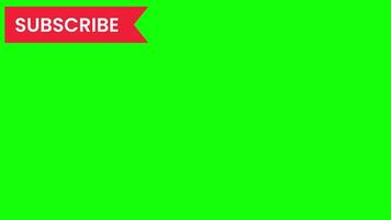 subscribe, share, like and popup green screen Perfect for social media posts or web content video