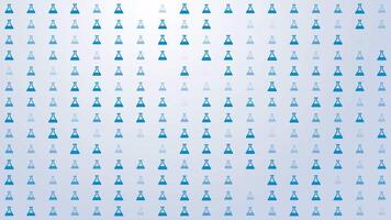 Beaker Icon Pattern Background Loop video