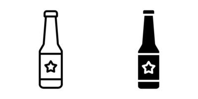 Beer icon set. for mobile concept and web design. vector
