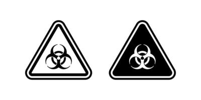 Biohazard icon. for mobile concept and web design. vector