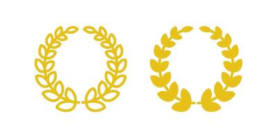 Wreath icon. for mobile concept and web design. illustration vector