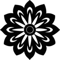 Flower Border Line Art for Coloring Projects vector