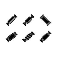 High-Quality Candy Wrapper Icon for Graphic Design Projects vector