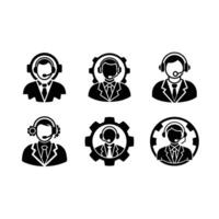 Tech Support Icon - Premium Design for IT and Digital Support Services vector