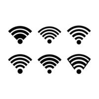 Wi-Fi Icon for Graphic Design and Digital Use vector