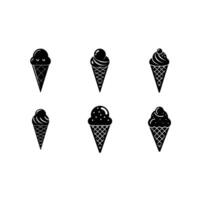 Download a ice cream cone icon graphic for your design projects vector