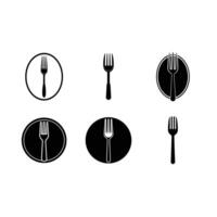 Fork Icon Design High-Quality Graphic for Your Projects vector