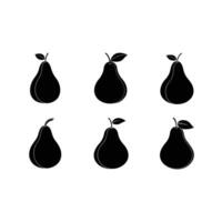 Pear Outline Graphic Design File for Creative Projects vector