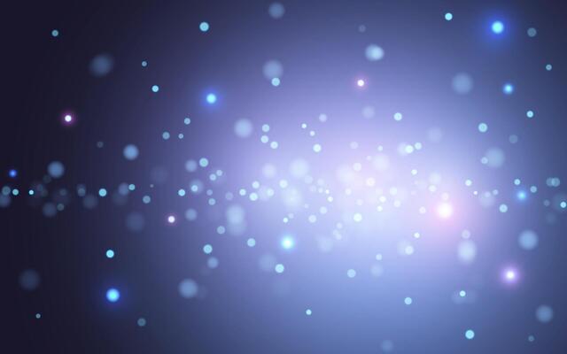 Midnight Blue Bokeh Lights on a Soft Gradient Background. Elegant Sparkling Blue Blur with Subtle Twinkles, Background decoration