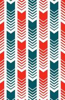 Red and green abstract background with arrow pattern vector