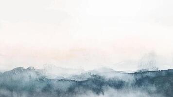 Abstract Watercolor Background Illustration Hand-Drawn Pastel pink Blue Background Element Design vector