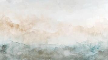 Abstract Watercolor Background Illustration with Hand-Drawn Splatter Texture and Soft Pastel Colors. Illustration, Blue Brown Hand-Drawn, Splatter Texture vector
