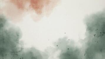 Green pink red abstract watercolor aesthetic horizontal background suitable for banner, card and invitation. vector