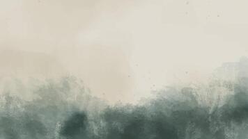 Abstract Watercolor Background Illustration Hand-Drawn Pastel Brown Dark Green Background Element Design vector