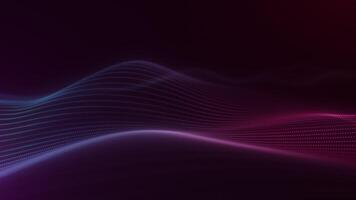 Abstract Red and Blue Waveform with Dynamic Motion video