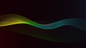 Multicolor Smooth Gradient Digital Wave Background video
