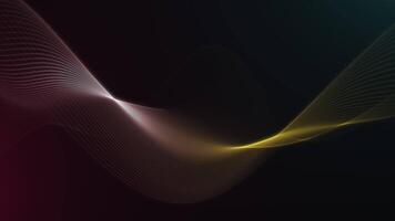 abstract background with wavy lines video