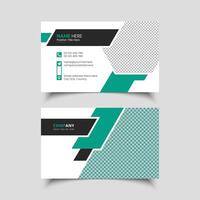 Modern business card template vector