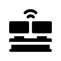 coworking icon. glyph icon for your website, mobile, presentation, and logo design. vector