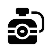 canteen icon. glpyh icon for your website, mobile, presentation, and logo design. vector