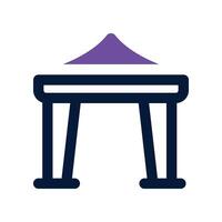 canopy icon. dual tone icon for your website, mobile, presentation, and logo design. vector