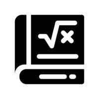 math icon. glyph icon for your website, mobile, presentation, and logo design. vector