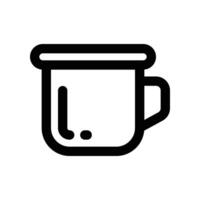 cup icon. line icon for your website, mobile, presentation, and logo design. vector