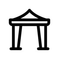 canopy icon. line icon for your website, mobile, presentation, and logo design. vector