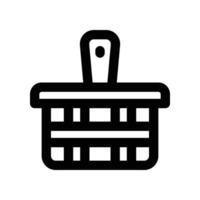 basket icon. line icon for your website, mobile, presentation, and logo design. vector