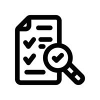 verification icon. line icon for your website, mobile, presentation, and logo design. vector