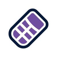 sleeping bag icon. dual tone icon for your website, mobile, presentation, and logo design. vector