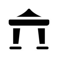 canopy icon. glpyh icon for your website, mobile, presentation, and logo design. vector