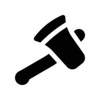 axe icon. glpyh icon for your website, mobile, presentation, and logo design. vector