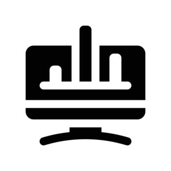 data scientist icon. glyph icon for your website, mobile, presentation, and logo design. vector