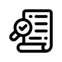 proofreading icon. line icon for your website, mobile, presentation, and logo design. vector