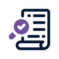 proofreading icon. dual tone icon for your website, mobile, presentation, and logo design. vector