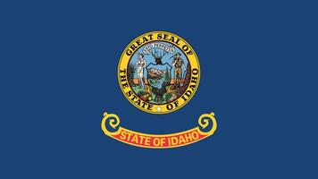 Idaho US State Flag Illustration vector