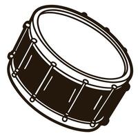 drum icon on a white background art. vector