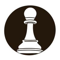 chess icon on a white background. vector