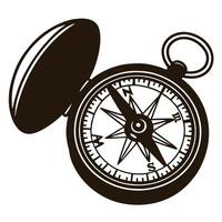 compass icon on a white background.eps vector
