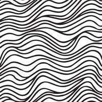 Abstract seamless pattern silhouette curve wawe vector