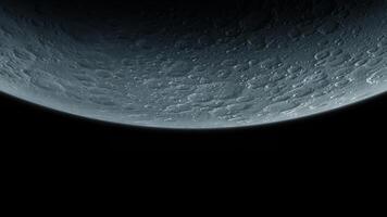 CloseUp View of a Celestial Surface Featuring Dramatic Shadowing Effects and Textures photo