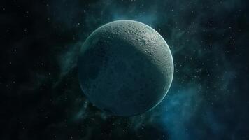 A Stunning Visual Portraying an Enigmatic Planet Set Deep Within the Vastness of Cosmic Space photo