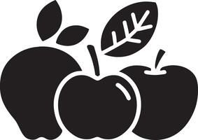 Fruit icon is isolated on white background vector