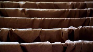 Curtains transitioning in natural light subtle movement, soft textures, and ambient shifts. video